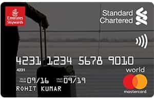 Standard Chartered Emirates World Credit Card