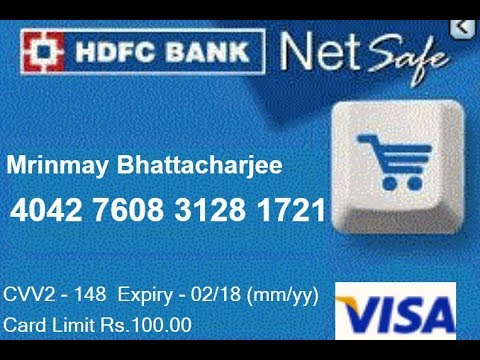 HDFC NetSafe Virtual Credit Card