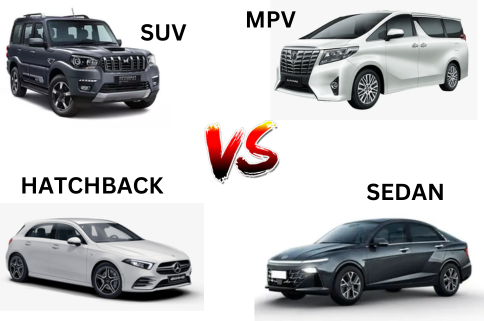 Difference Between SUV| MPV| Hatchback| Sedan